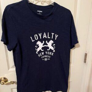 Express Men's Black Logo T-Shirt.  Size Large